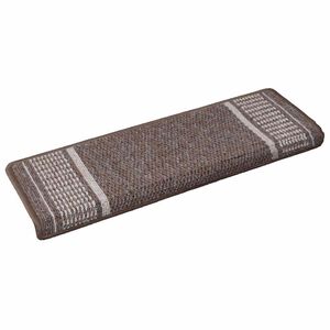 vidaXL Tappetini per scale autoadesivi 15 pz 65 x 21 x 4 cm Non-Slip