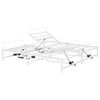vidaXL Telaio Letto Elettrico Regolabile Bianco 90 x 213 cm Acciaio