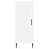 vidaXL Credenza Bianca 34,5x34x180 cm in Legno Multistrato