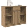 vidaXL Credenza con Cassetto Rovere Artigianale 101x35x76cm Truciolato