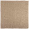 vidaXL Tappeto per uso interno ed esterno AGIRA Naturale 120 x 120 cm