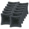 vidaXL Cuscino con cuscino HEERLEN 12 pz Antracite Fleece PV