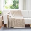 vidaXL Coperta Beige 150 x 200 cm Panno