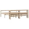 vidaXL Letto per Anziani con Testiera 180x200 cm Legno Massello Pino