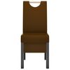 vidaXL Sedie da Pranzo 6 pz Marroni in Similpelle