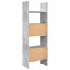 vidaXL Libreria Grigio Cemento 60x35x180 cm in Legno Multistrato