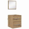 vidaXL Set di mobili per il bagno Marrone 41 x 38,5 x 48 cm