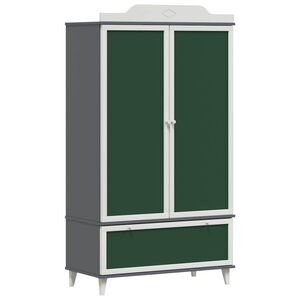vidaXL Storage creativo per bambini ROROS Grigio e Bianco