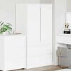 vidaXL Mobile da Bagno Bianco 79,5 x 49 x 156 cm Legno multistrato