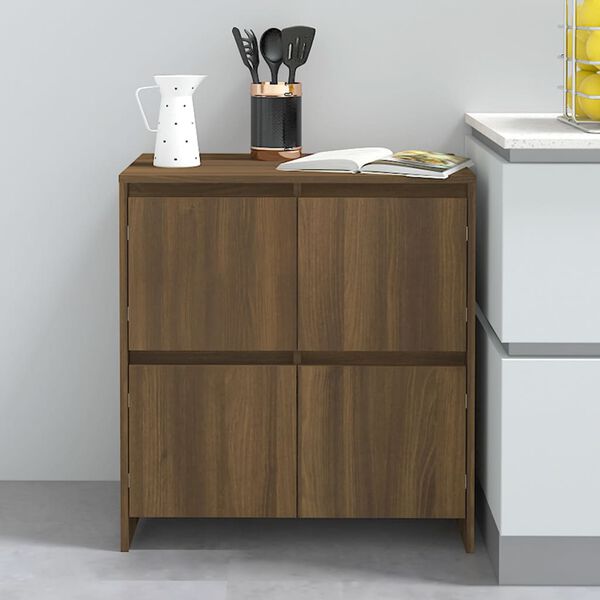vidaXL Credenza Rovere Marrone 70x41x75 cm in Truciolato