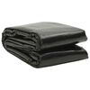 vidaXL Copertura per Piscina Nera 600x300 cm PE