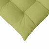 vidaXL Cuscini per Seduta 4 pcs Verde chiaro 40 x 40 x 6 cm Tessuto