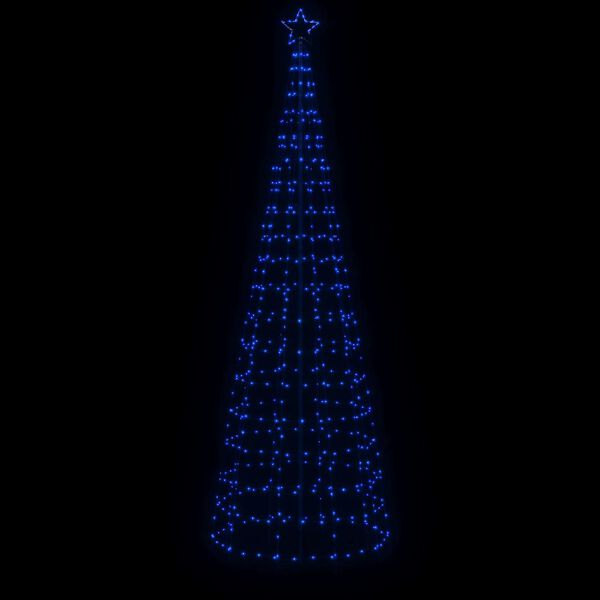 vidaXL Albero di Natale a LED con Punte 570 LED Blu 300 cm