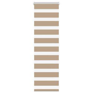 vidaXL Tenda a Rullo Zebra Larghezza Tessuto 35,9 cm Poliestere