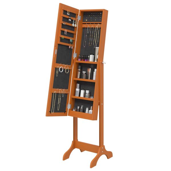 vidaXL Specchio Autoportante 34x37x146 cm