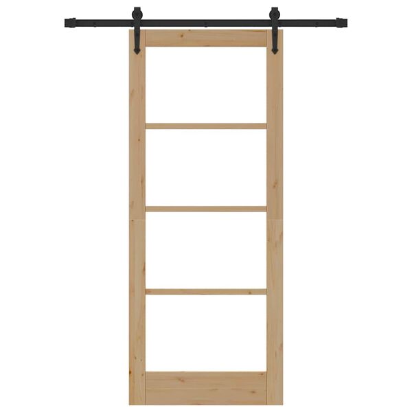 vidaXL Porta scorrevole ORKDAL Naturale 83 x 202 cm