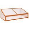 vidaXL Serra Arancione 110x56x39 cm Legno di Abete