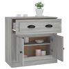 vidaXL Credenza Grigio Sonoma 70x35,5x67,5 cm in Legno Multistrato
