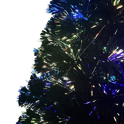vidaXL Albero di Natale con Supporto Verde 240 cm in Fibra Ottica