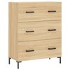 vidaXL Credenza Rovere Sonoma 69,5x34x180 cm in Legno Multistrato