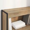 vidaXL Armadio per Libri Rovere Artigianale 80 x 30 x 155 cm