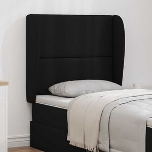 vidaXL Orecchia della Testata Nero 80 x 23 x 6 cm PVC