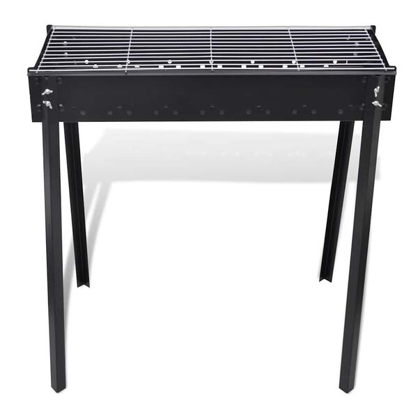 Supporto per BBQ a carbonella forma quadrata 75 x 28 cm