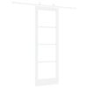 vidaXL Porta scorrevole Bianco 73,5 x 211 cm
