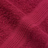 vidaXL Set Asciugamani 12 pz FROGN Bordeaux 100% Cotone