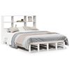 vidaXL Letto Libreria senza Materasso Bianco 160x200 cm Legno Massello