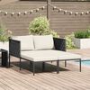 vidaXL Lettino da Sole 2-persona Antracite 115 x 153 x 69.5cm Acciaio