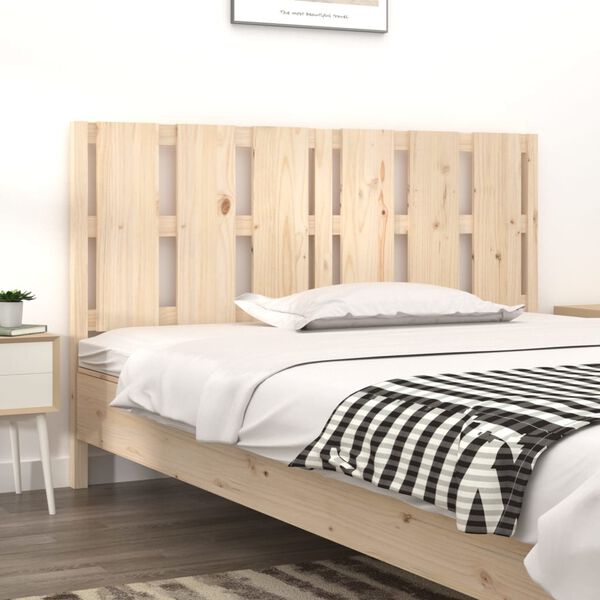 vidaXL Testiera per Letto 155,5x4x100 cm Legno Massello di Pino