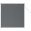 vidaXL Tendaggi a veneziana Grigio Scuro 130 x 135 cm Alluminio