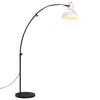 vidaXL Lampada da Terra 25 W Bianca 150 cm E27