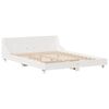 vidaXL Letto senza Materasso Bianco 120x190 cm Legno Massello di Pino