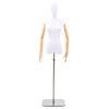 vidaXL Manichino regolabile 162-233 cm con testa e base Femmina PP