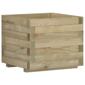 vidaXL Letto Rialzato 50x50x40 cm Quadrato in Legno