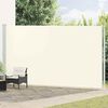 vidaXL Tenda Laterale Retrattile per Patio 220x600 cm Crema