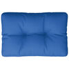 vidaXL Cuscino per Pallet Blu Reale 50x40x12 cm in Tessuto