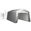 vidaXL Tenda 300x600 cm Grigio Acciaio