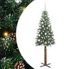 vidaXL Albero di Natale snodato con 300 LED con supporto Verde 180 cm