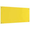vidaXL Rivestimento da Cucina Giallo 110 x 50 cm vetro temperato