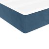vidaXL Materasso a Molle Blu Scuro 80x220x20 cm in Velluto