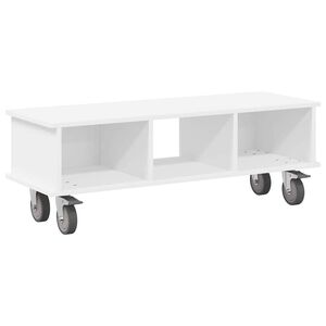 vidaXL Supporto TV Bianco 100 x 35 x 35 cm Legno multistrato