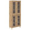 vidaXL Credenza Rovere artigianale 69,5 x 34 x 180 cm