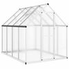 vidaXL Telaio Serra con Base Argento 224x169x195 cm in Alluminio