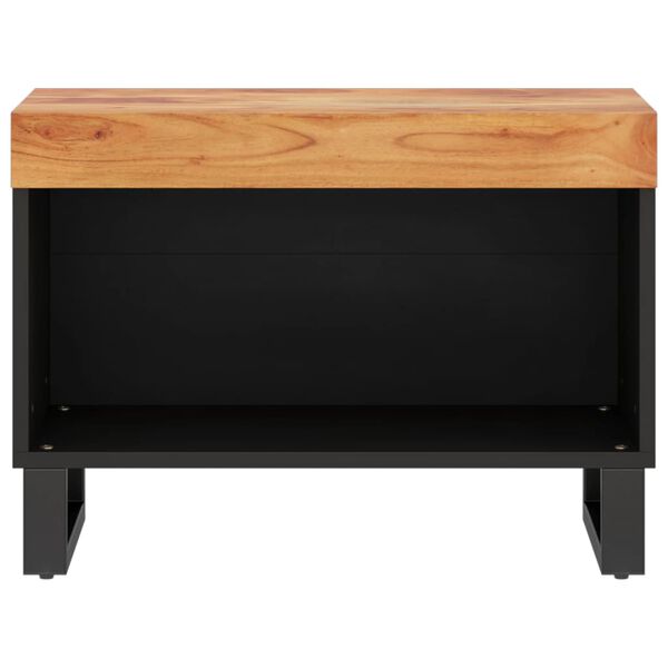 vidaXL Mobile Porta TV 60x33x43,5 cm in Legno Massello di Acacia