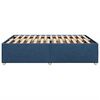 vidaXL Giroletto senza Materasso Blu 160x200 cm in Tessuto