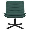vidaXL Sedia girevole Verde Scuro 63 x 75 x 76 cm Tessuto