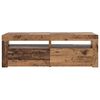 vidaXL Mobile Porta TV con LED Legno Antico 120x35x40 cm Multistrato